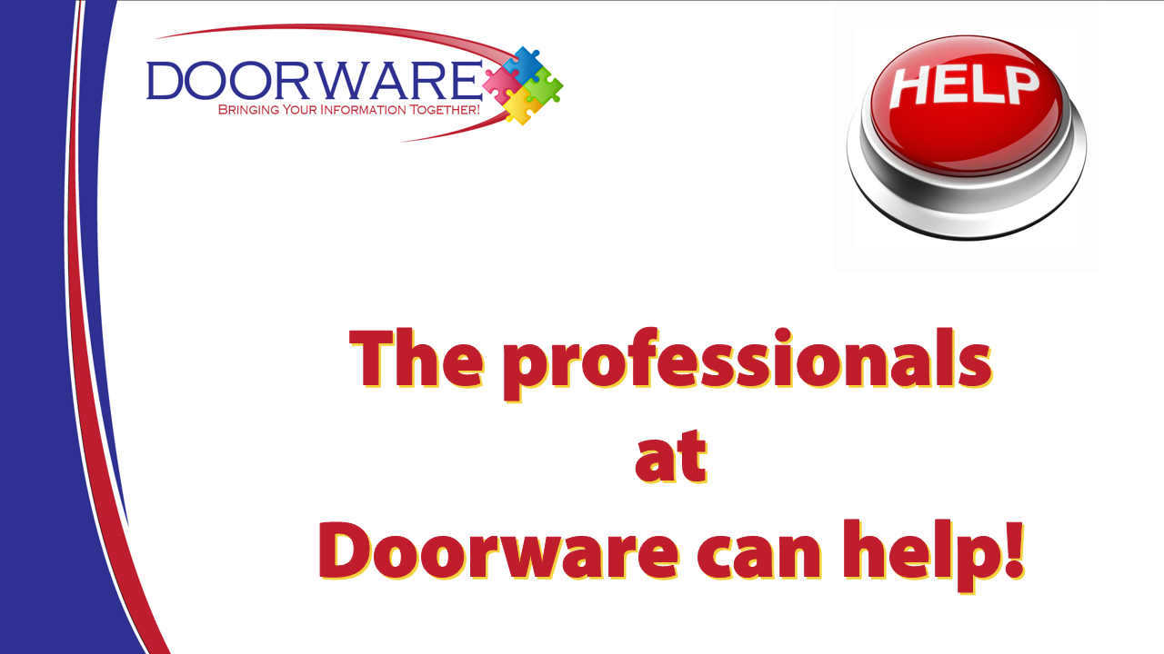 Doorware can help!